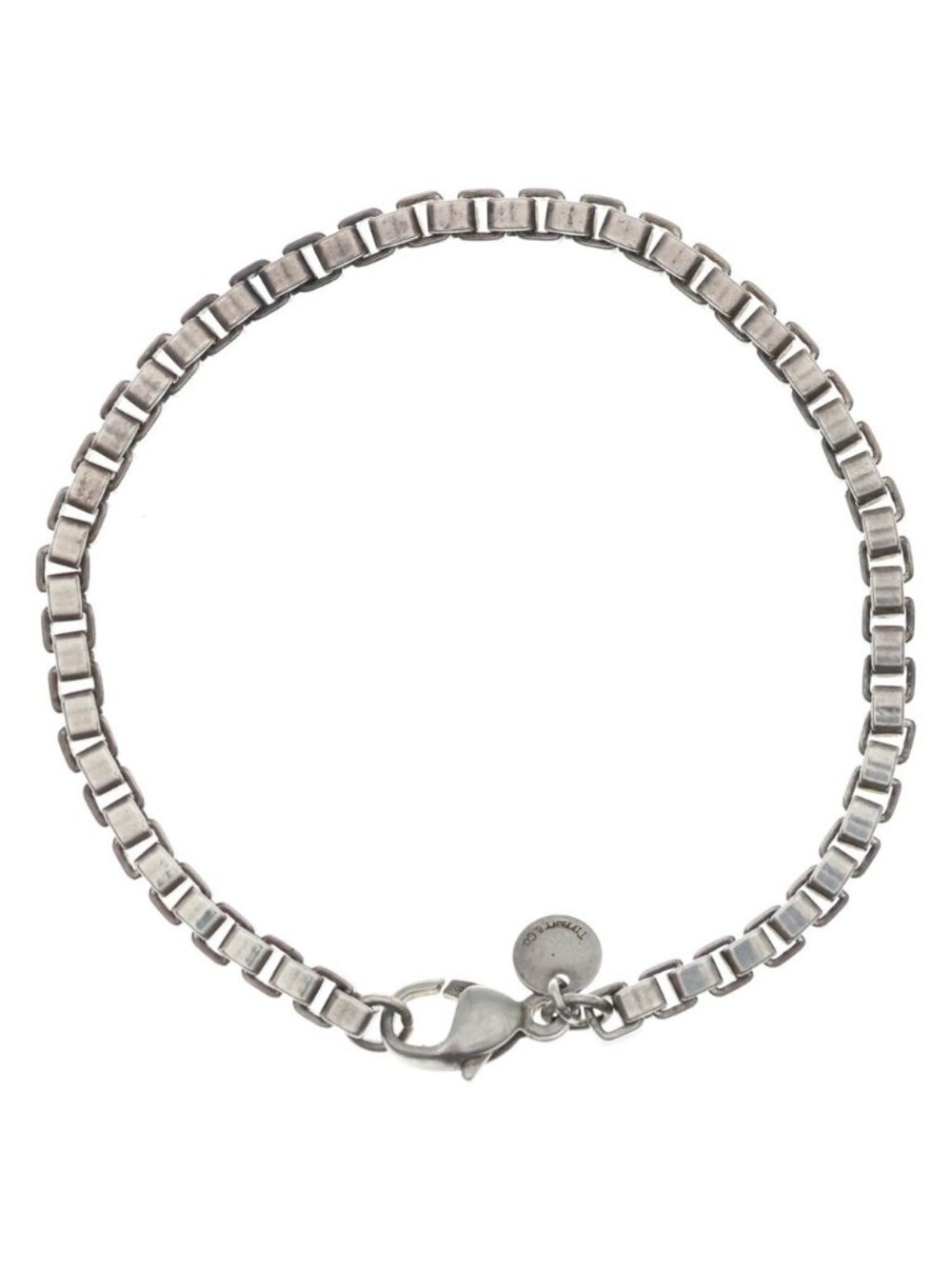Tiffany & Co Venetian Bracelet Chain Bangle Silver - Picture 1 of 6